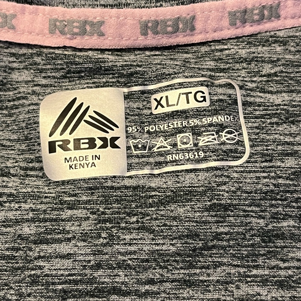 RBX X-DRI Long Sleeve t-shirt Heathered Gray!  Size L - Picture 7 of 8